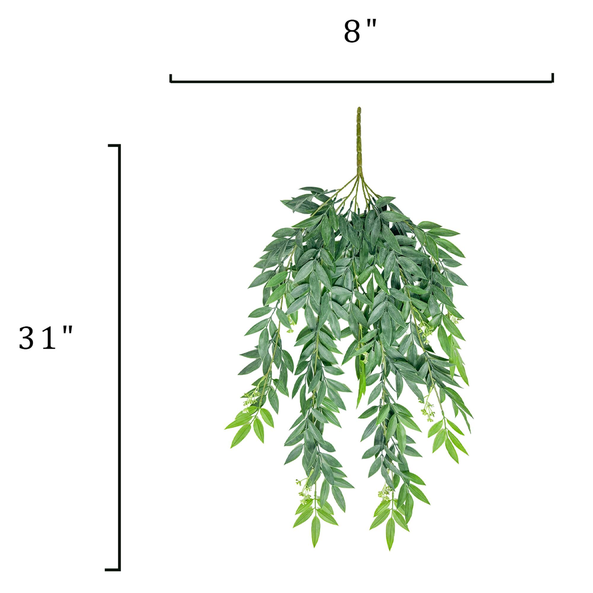 31" Hanging Ruscus with Berry Bush by Ashland®